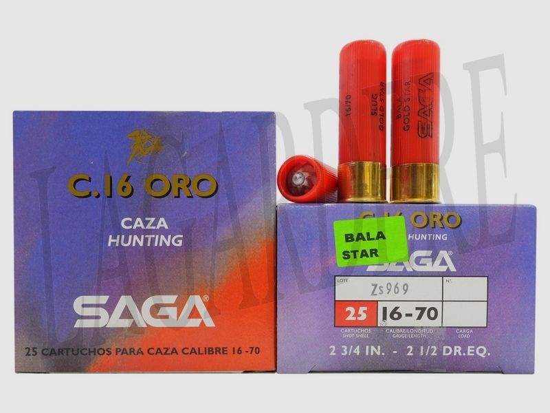 SAGA BALA GOLD STAR (Patrone)