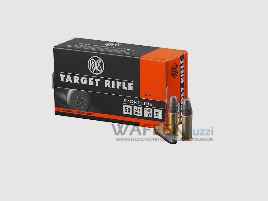 RWS Carabine de tir cible KK-Munition calibre .22lr 50 coups