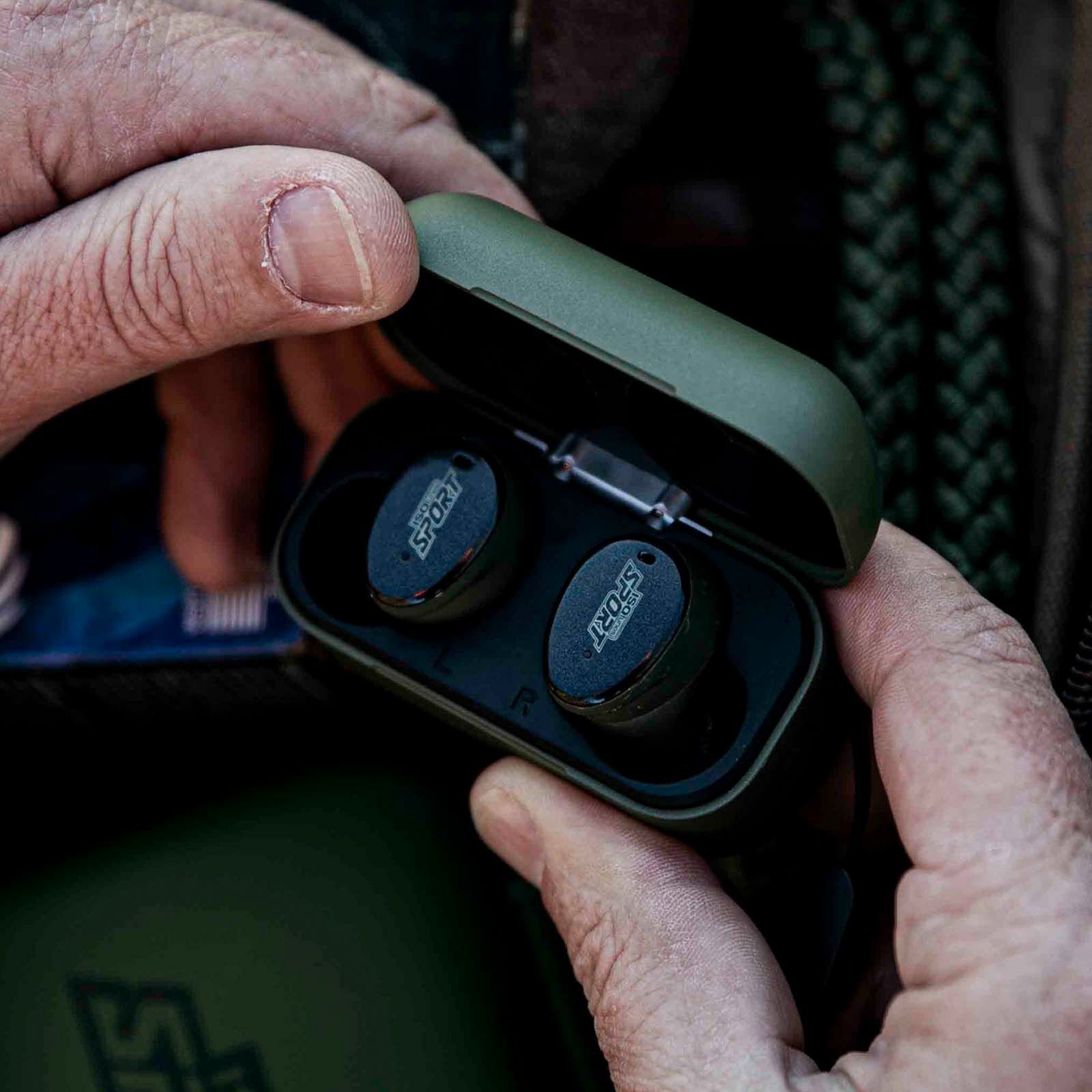 ISOtunes ISOTUNES Caliber bouchons d'oreilles électroniques | vert