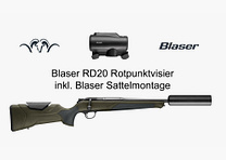 Blaser Group GmbH Blaser R8 Professional 2.0 Darkolive .308 Win LL47 + RD20 Rotpunkt + B50Ti Schalldämpfer