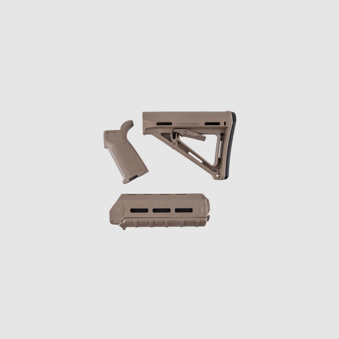 MAGPUL MOE MEUBELSET M-LOK CARBINE VLAK DONKERBRUIN, afbeelding 2 van 4
