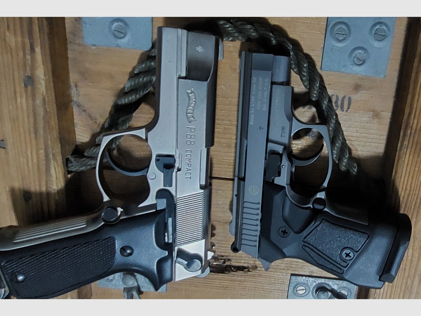 WALTHER P88 und ZORAKI 914 9 mm Schreckschuss keine Walther Glock HW94 Colt