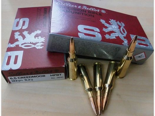 Munition S&B 6,5 Creedmoor HPBT Match 142gr OTM