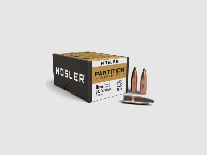 Nosler Hunting Cal. 8x57 Partition 200 Grain #35277