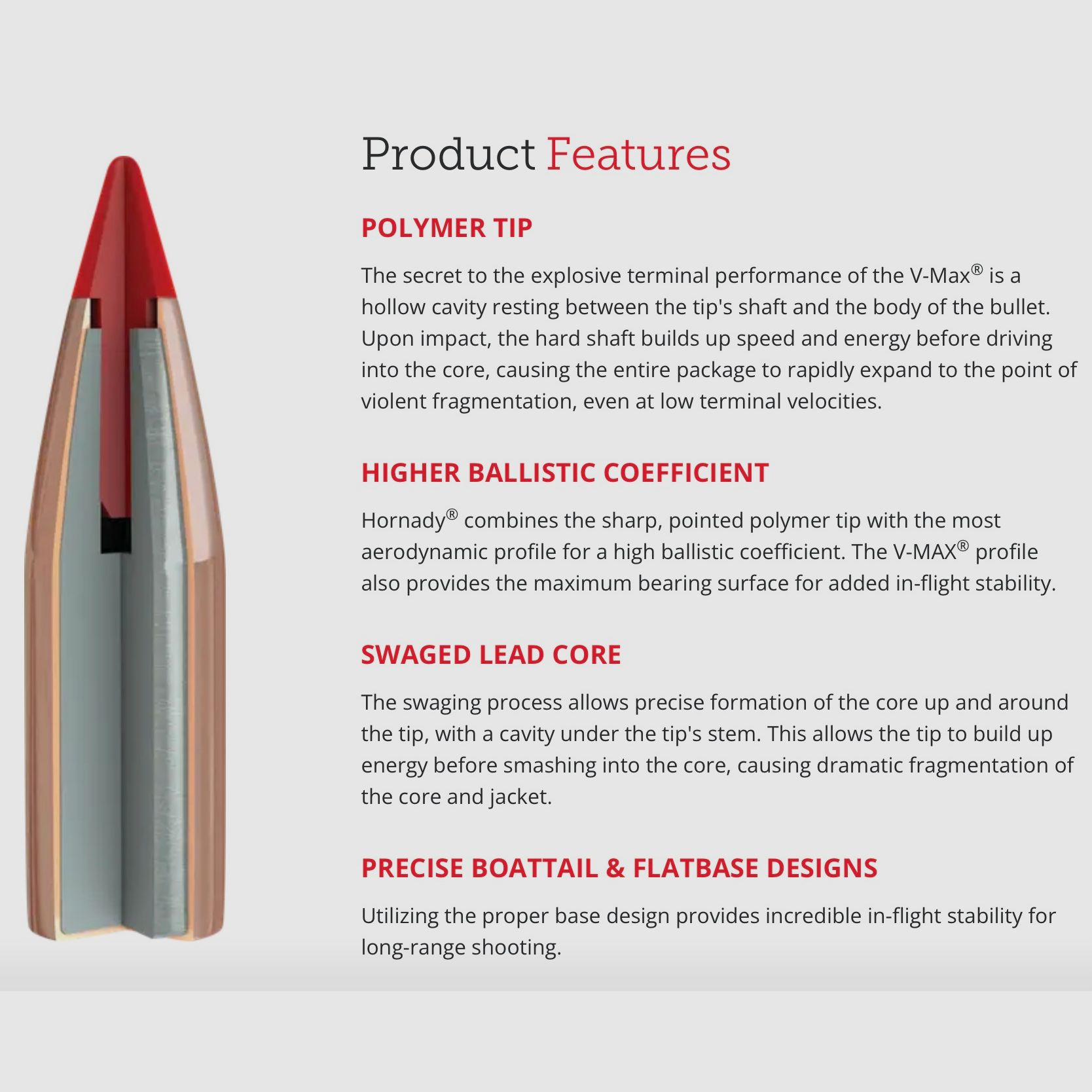 Hornady 175745 .17 Hornet SF V-Max 1.3g 20grs. Rifle ammunition