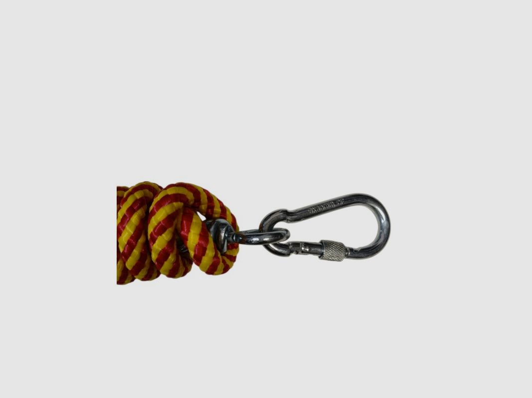 6 m Touw met Retractor en Brandweerkarabijnhaak, afbeelding 2 van 2