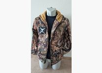Gr. M Waldtarn Camouflage Kapuzenjacke Hoodie gevoerd