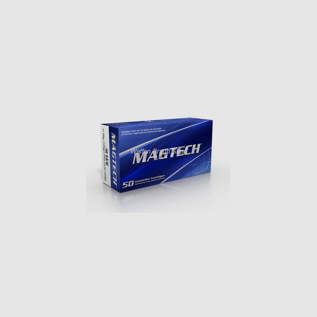 Magtech 40S&W FMJFLAT 180GR A50#40B