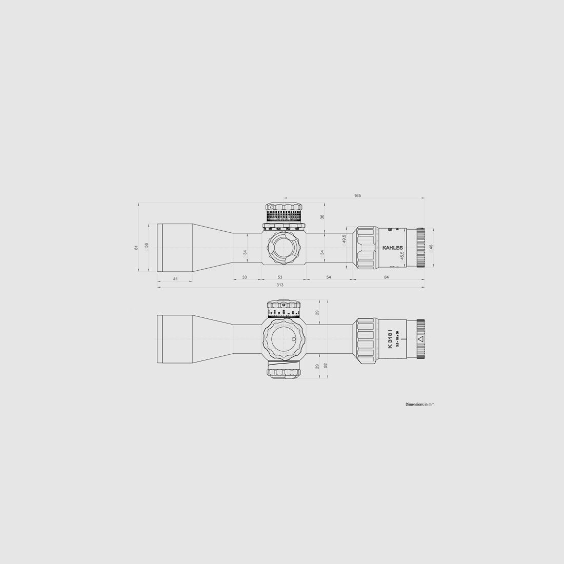 Kahles K318i 3,5-18x50i Zielfernrohr
