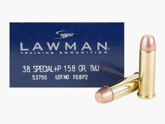 Speer Lawman .38 Special 158GR TMJ FN 50 cartucce
