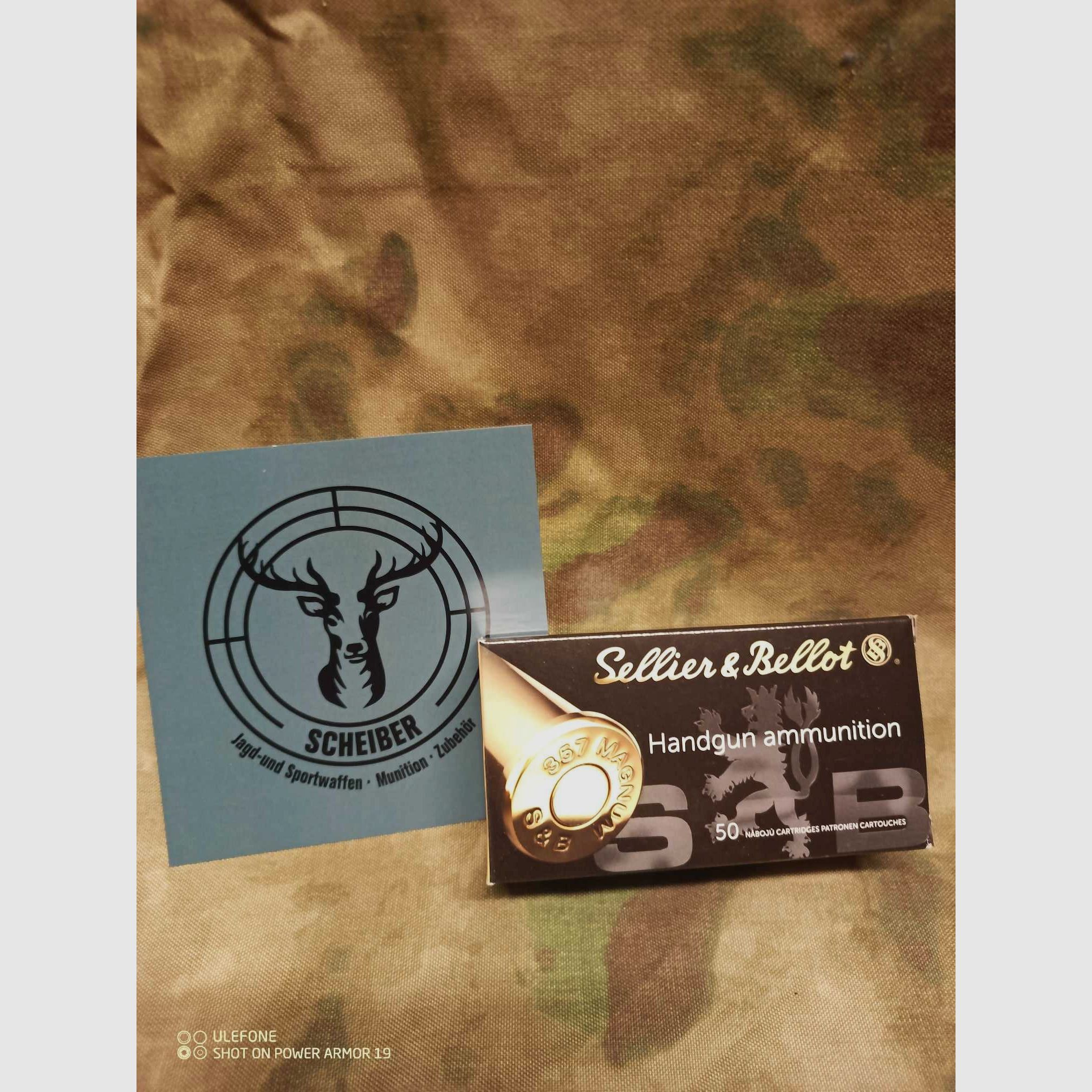 Sellier & Bellot .357 Mag. proiettile parzialmente rivestito 10,2/158grs