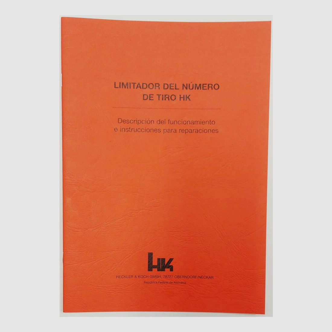 Heckler & Koch Operating Manual Heckler & Koch H&K MP5 Trigger Group in Italian