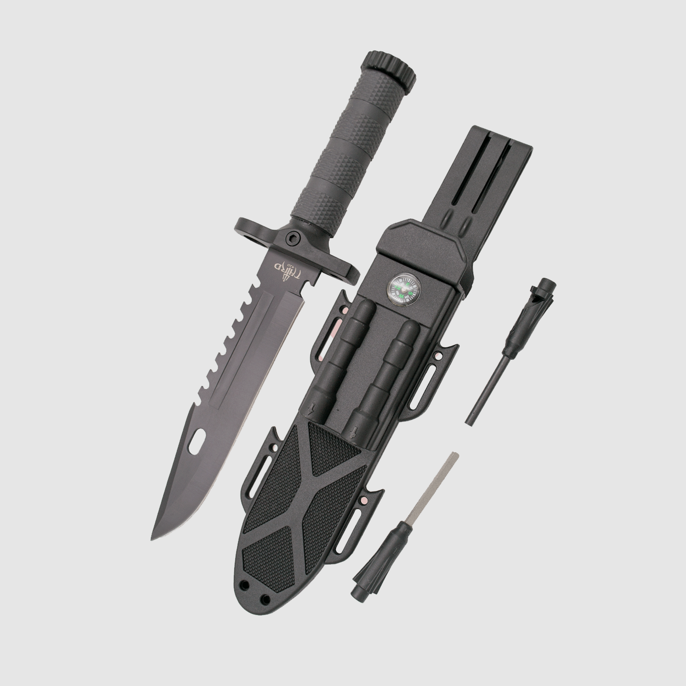 COLTELLO – THIRD – 11113BK SURVIVAL Nero/Antracite, immagine 1 di 2