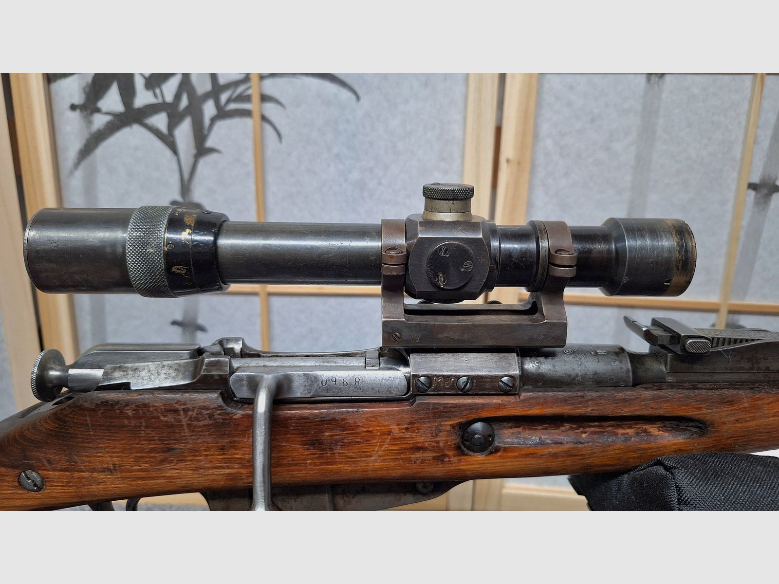 Mosin Nagant Tula 1935 PE Francotirador con montaje Smirnskiy 7,62x54R