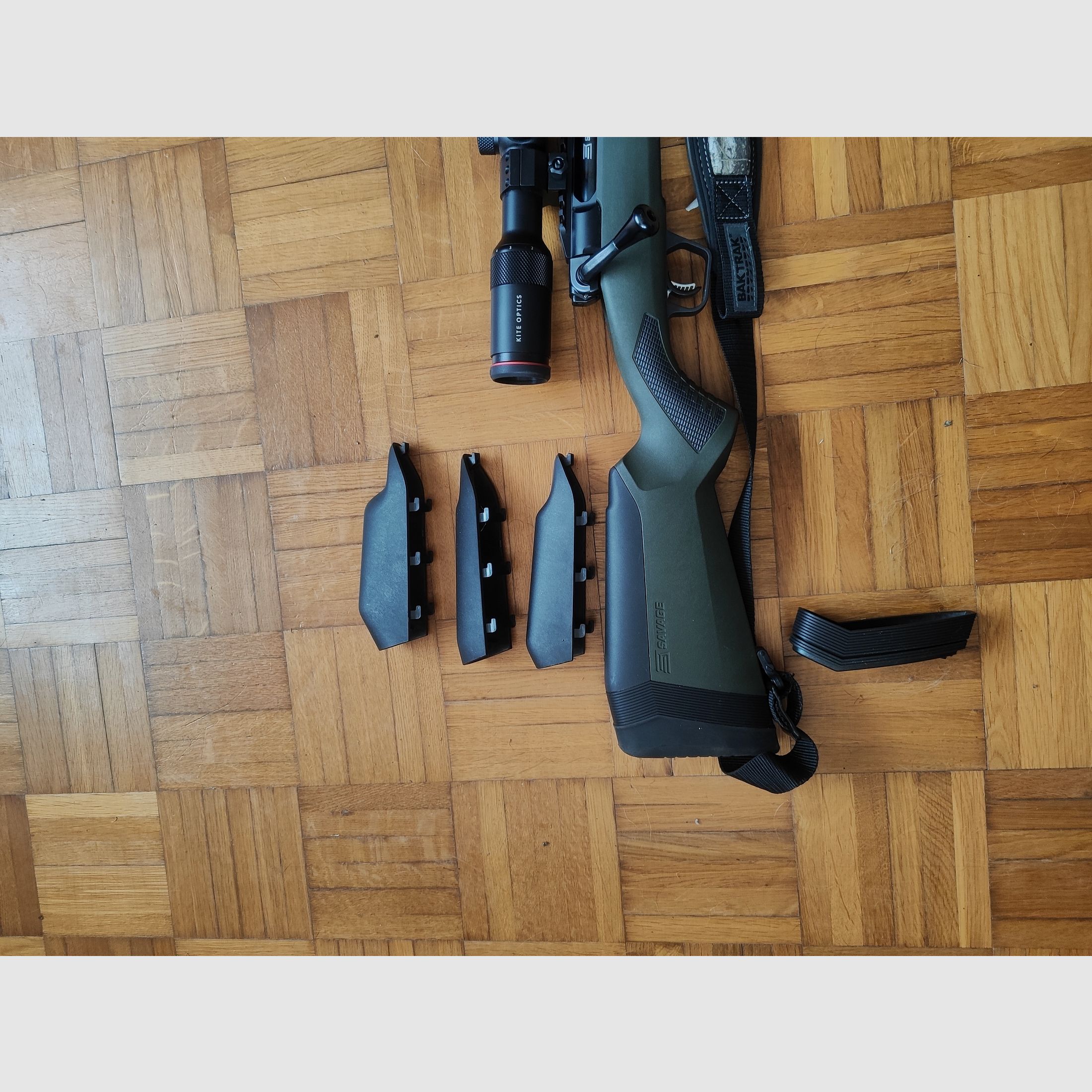 Savage rifle de cerrojo recto