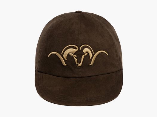 Blaser Suede Blaze Orange Cap dunkelbraun