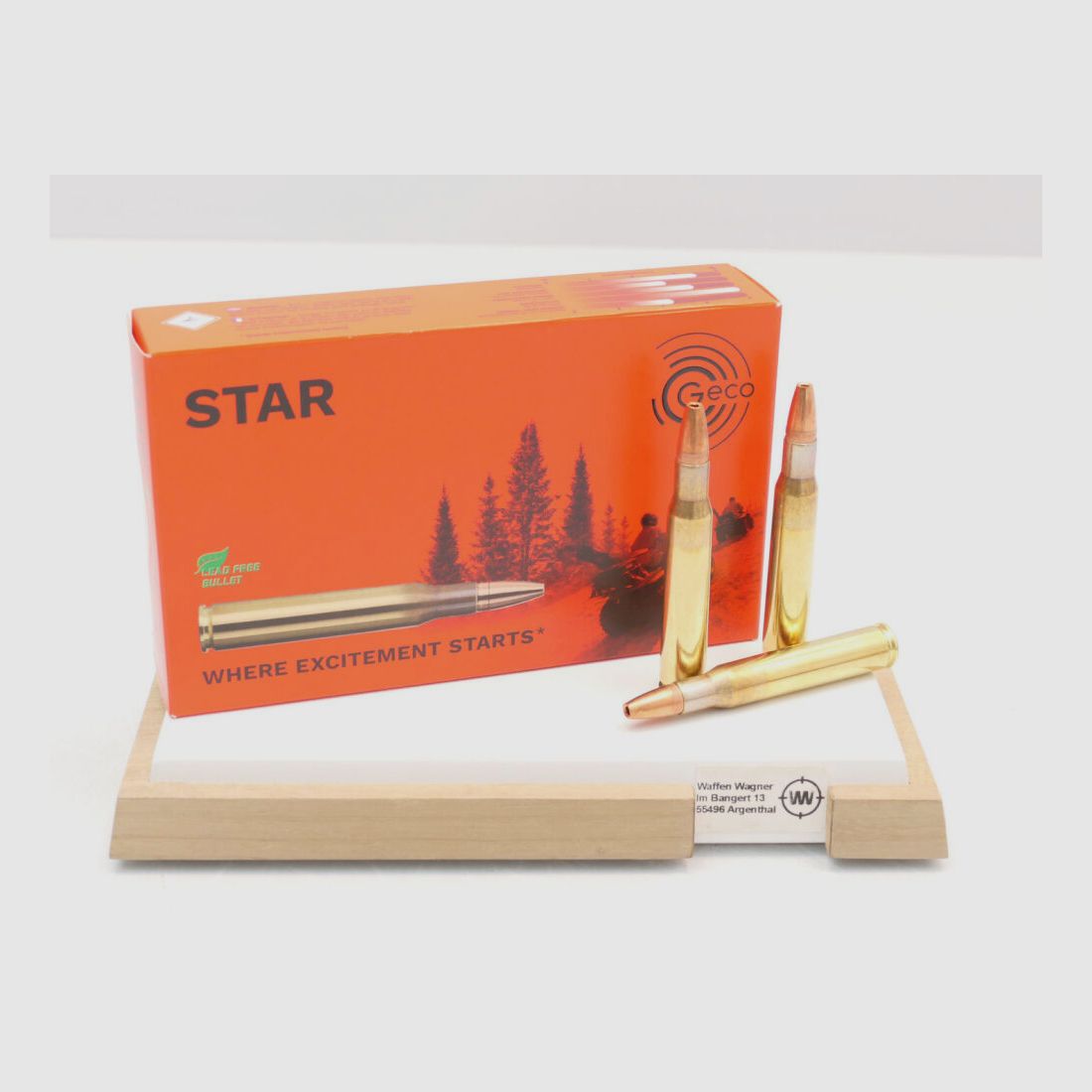 Geco Star 10.7g/165grs á20 .300Win. Mag