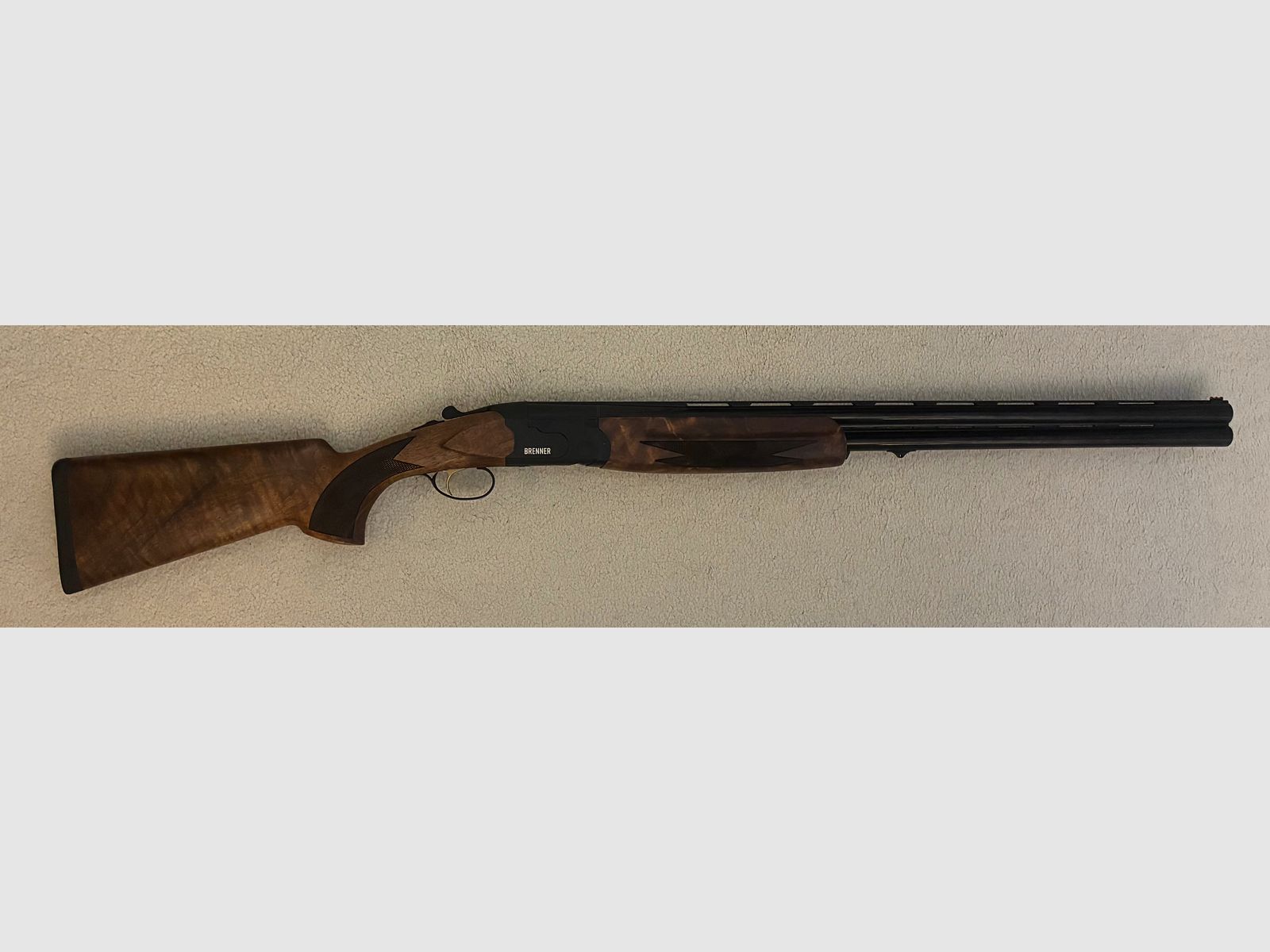 Brenner BF18 BF 18 71cm 12/76 Garantie side-by-side shotgun side-by-side shotgun black zwart links ook rechts mogelijk aankoopbewijs koffer etc.