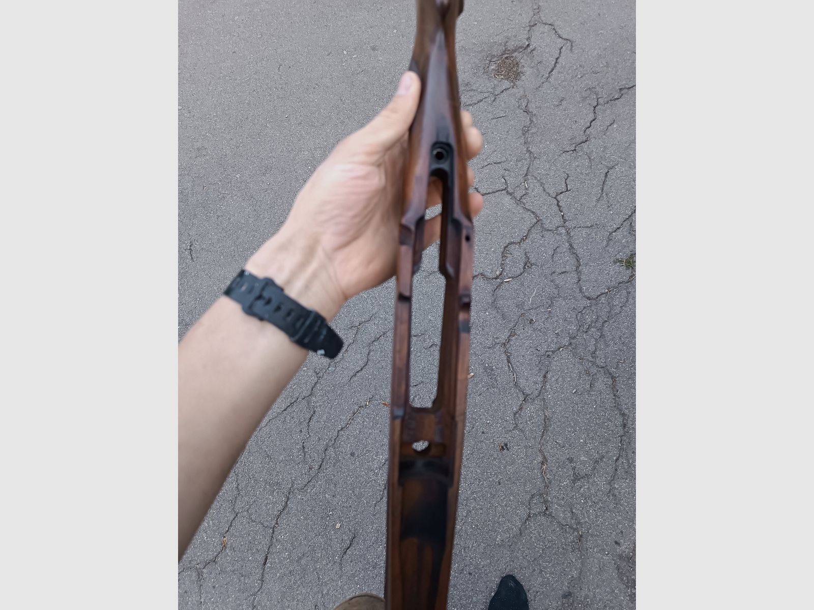 Culata de rifle nogal, recorte para la mejilla, culata KICK-EEZ, imagen 2 de 5