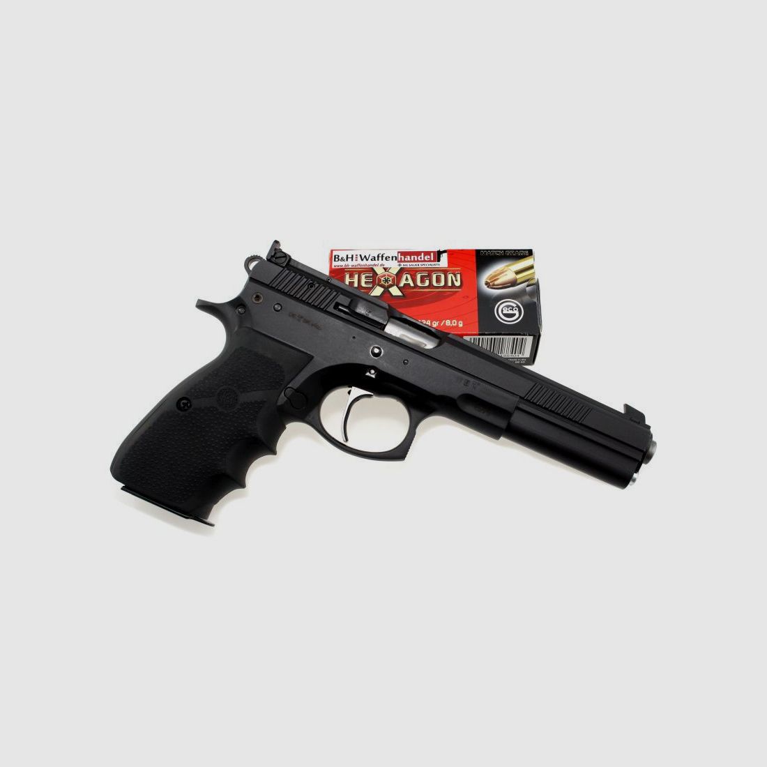 Waffen-Oschatz CZ75 Sport II SA (Sport 2) SAO Abzug 6 Zoll Longslide Matchpistole