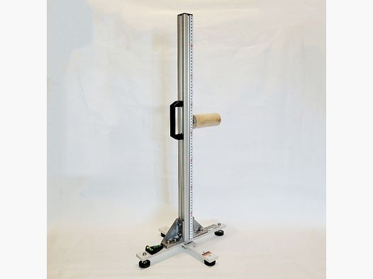 KGF Auflagestativ - Auflageständer Alu X-800-Pro mit Buchenholz-Auflage, klappbar, Waage, Griff und Maßband