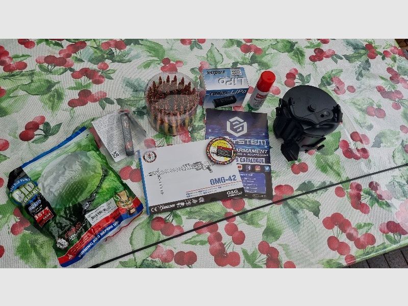 MG 42 Airsoft G&G Vollmetall Schussrate 1200 mit original Kiste und Zubehör 42/53 rar
