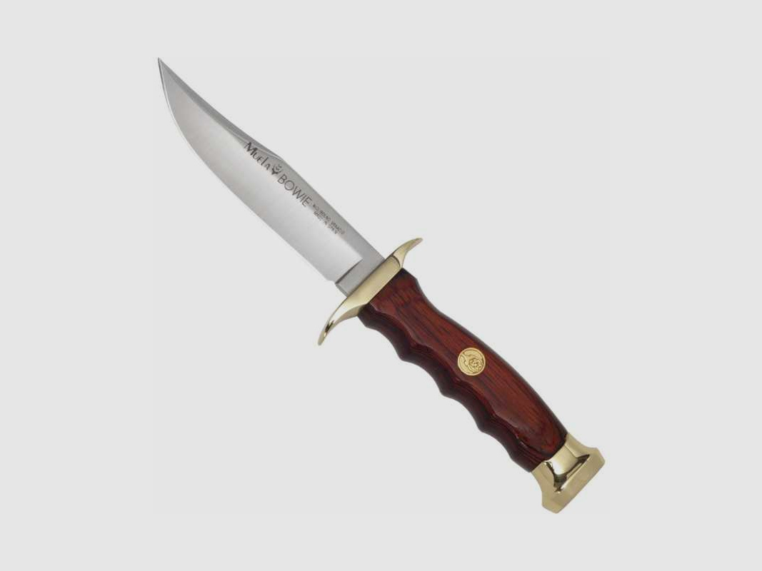 Muela Bowiemesser X50CrMoV15 Pakkaholz Small