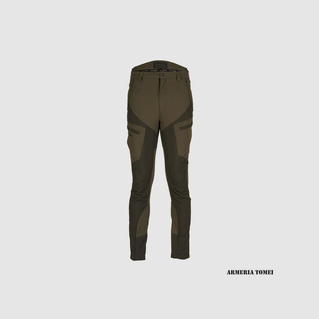 UNIVERS – PANTALONE ELASTICIZZATO ALPI VERDE, immagine 2 di 6