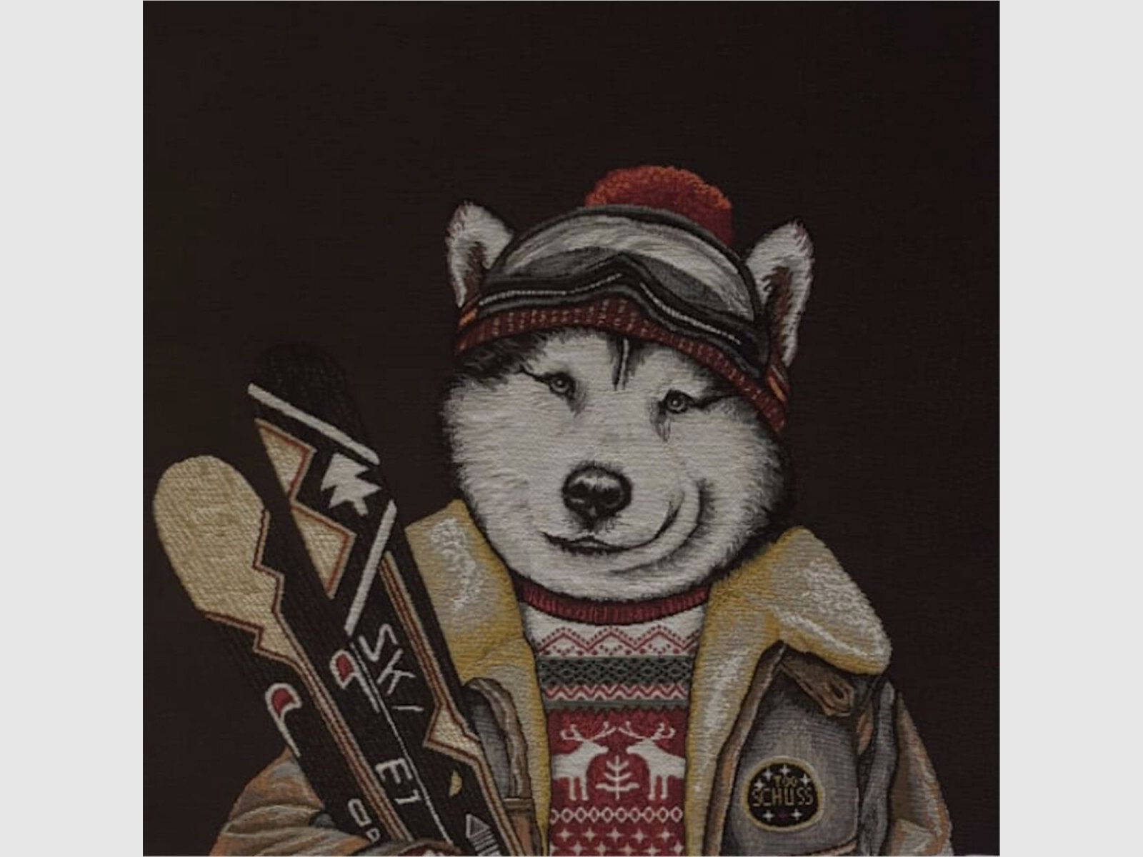 Lovergreen Piccole offerte motivo cuscino sciatore Br