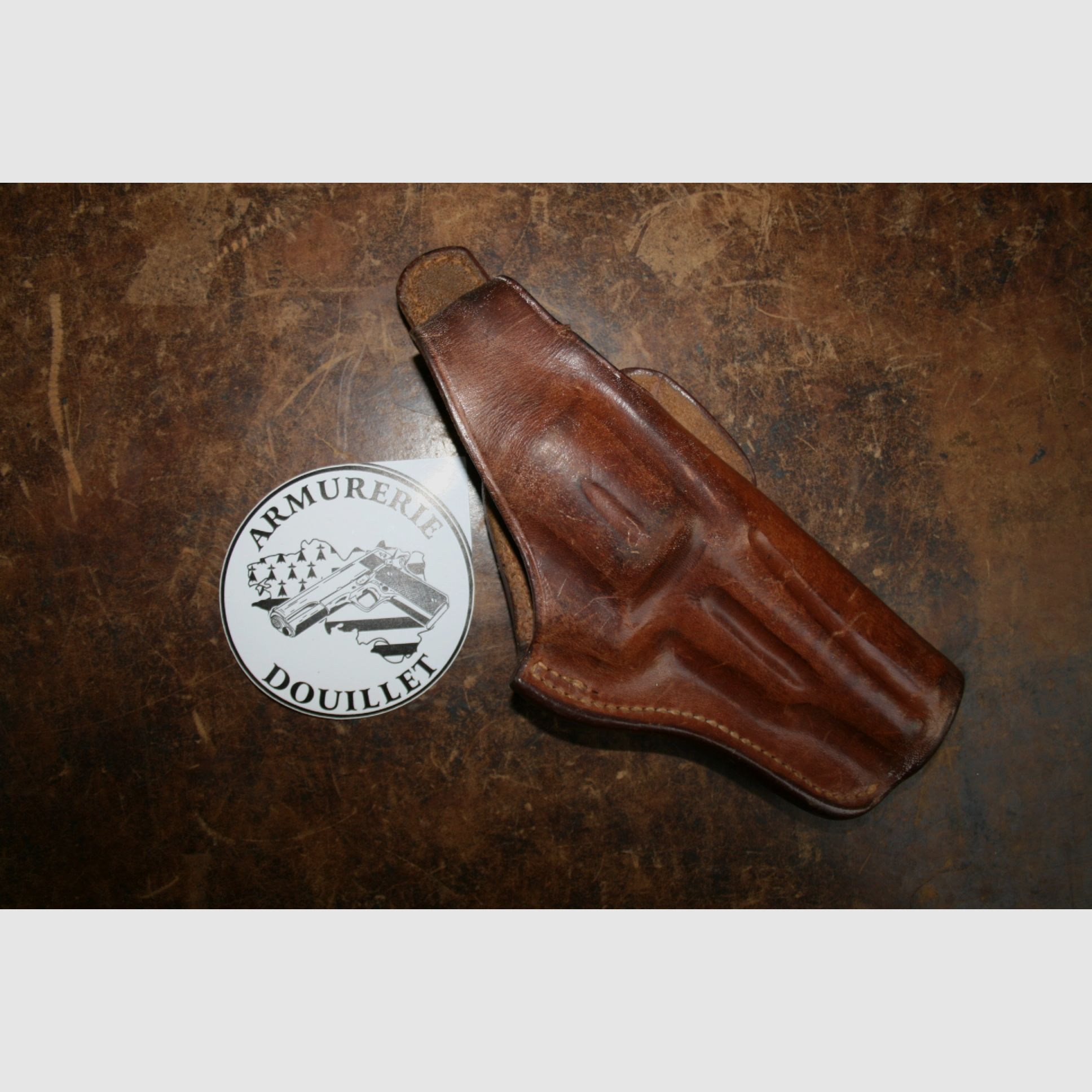 Holster Leder GIL HOLSTERS mod. combat M31 für Revolver 4 Zoll (GEBRAUCHT), Bild 1 von 4