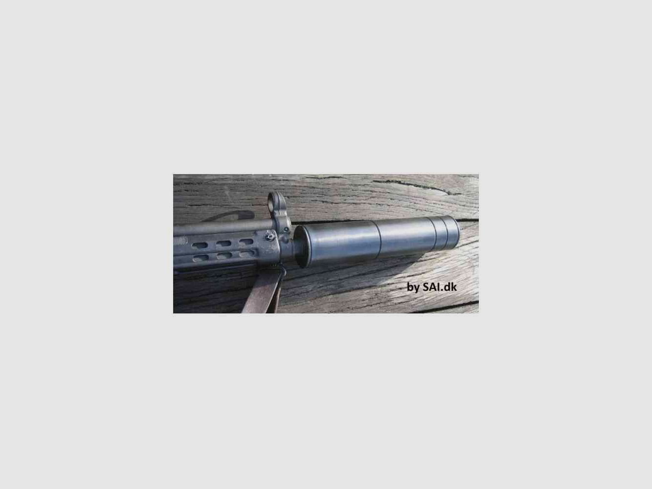 SAI H&K G3-3A 7.62 M15X1 Suppressor