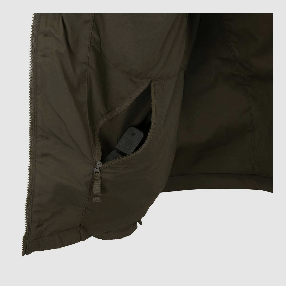 HELIKON-TEX M65 COVERT JACKE TAIGA GREEN - SCHWARZ