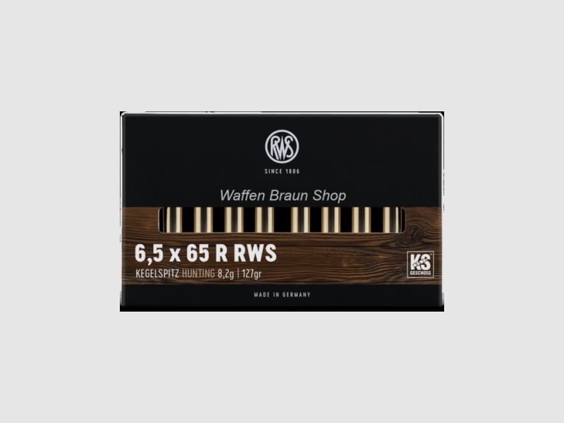 Munition RWS Dynamit Nobel c/6,5x65R KS 127 gr., Bild 1 von 2
