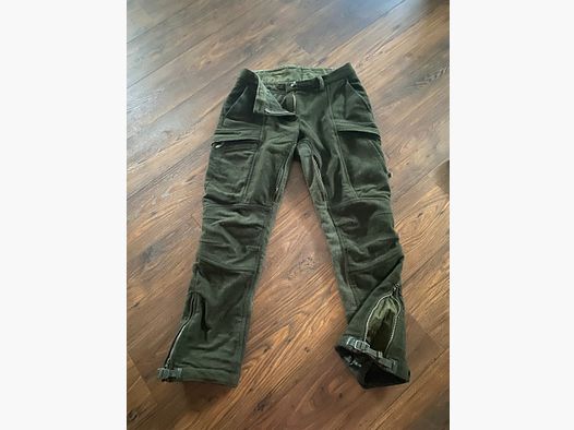 Hunting dog loden trousers green ladies size 42