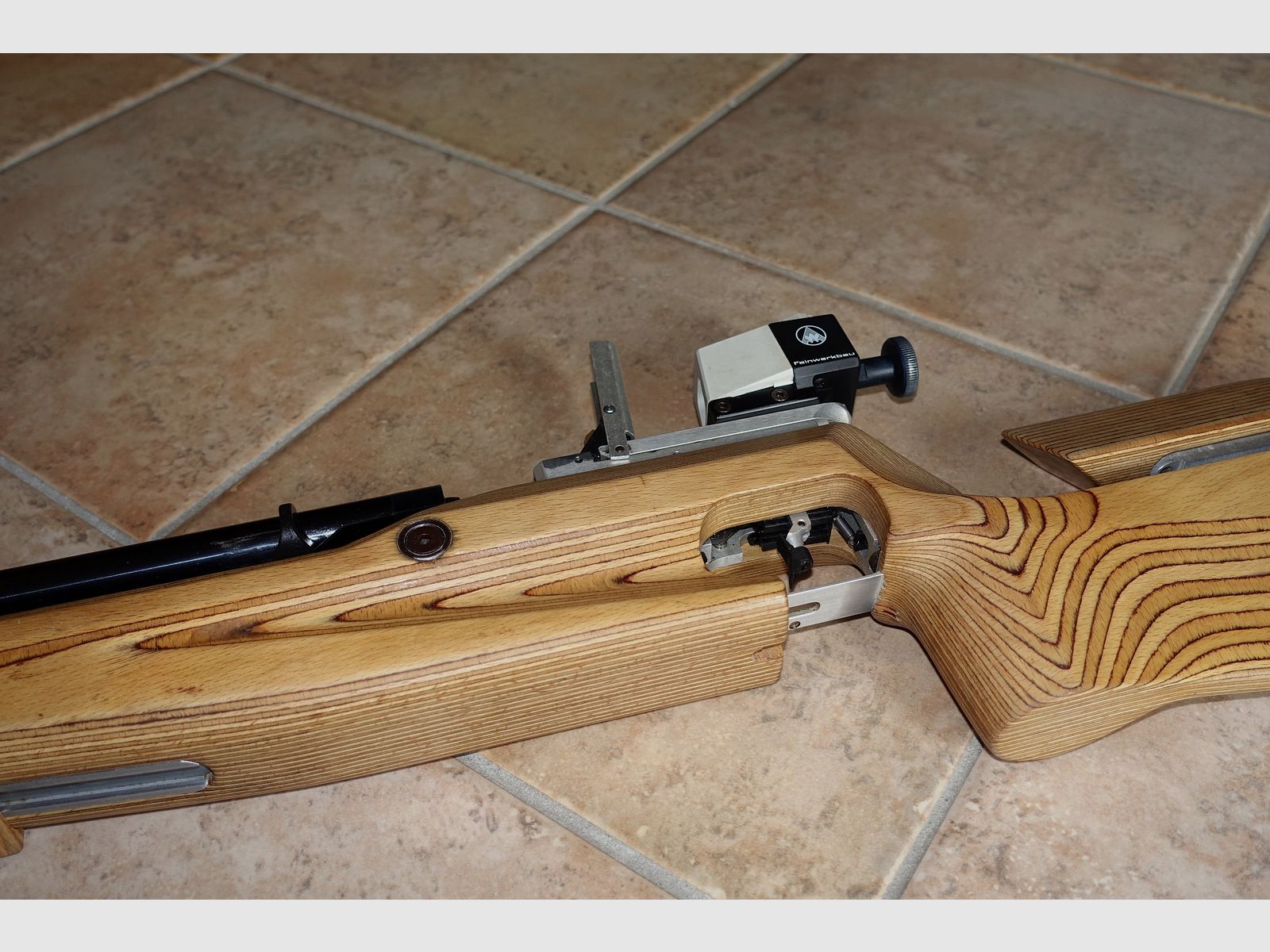 Fusil de match Feinwerkbau C 62 + cartouche + nouvel adaptateur de remplissage + guidon réglable