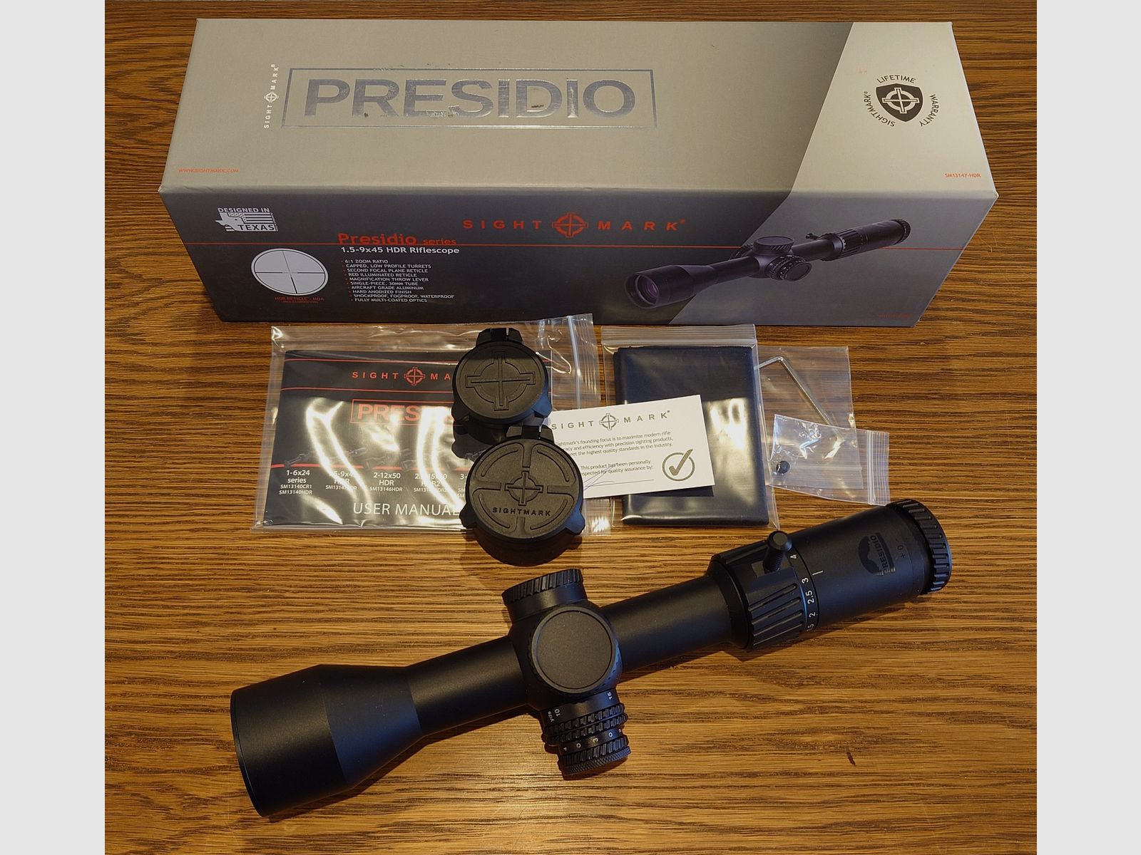 Sightmark Presidio 1,5-9x45 HDR - Ideal für Nachtsicht wie Pard
