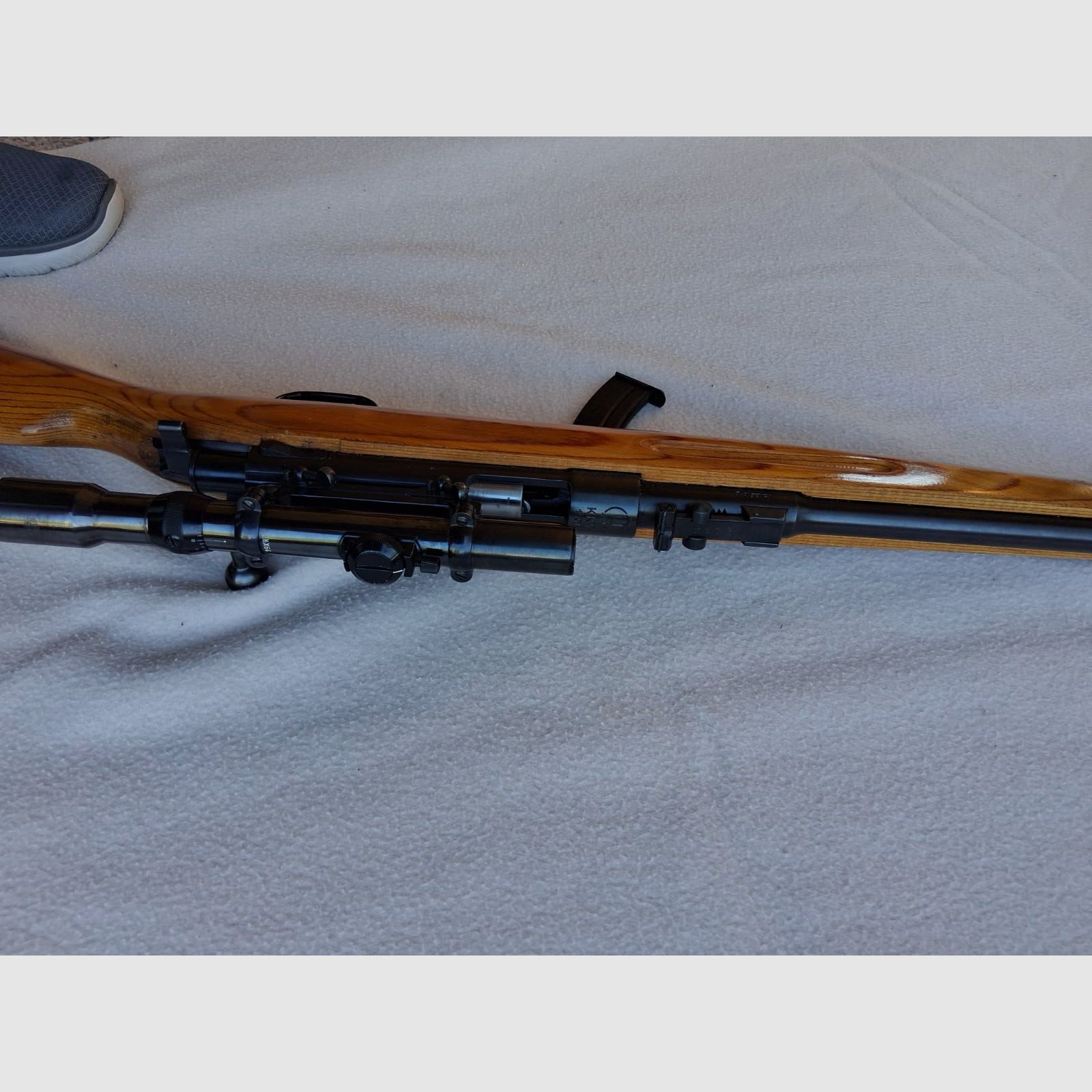 Langwaffe Suhl Repetierbüchse Sport Kal. 22LR mit Zielfernrohr 4x