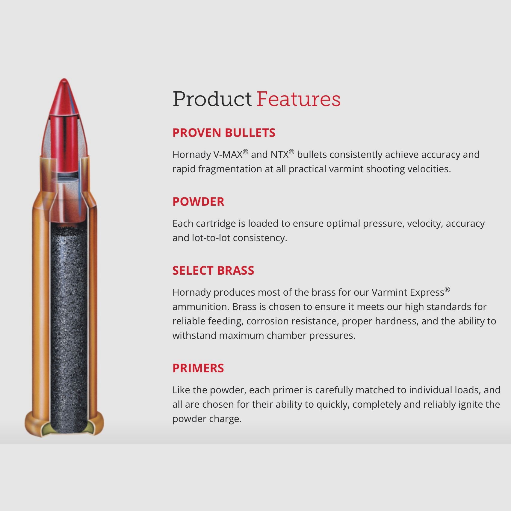 Hornady 167131 .17 HMR V-Max 1,1g 17grs.