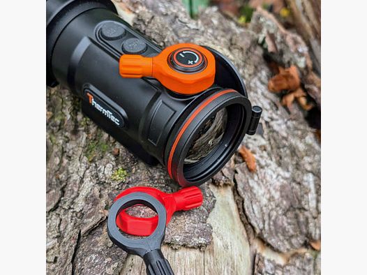 Dla ThermTec Hunt335/650 (PRO): Szybka dźwignia regulacji ostrości kamery termowizyjnej