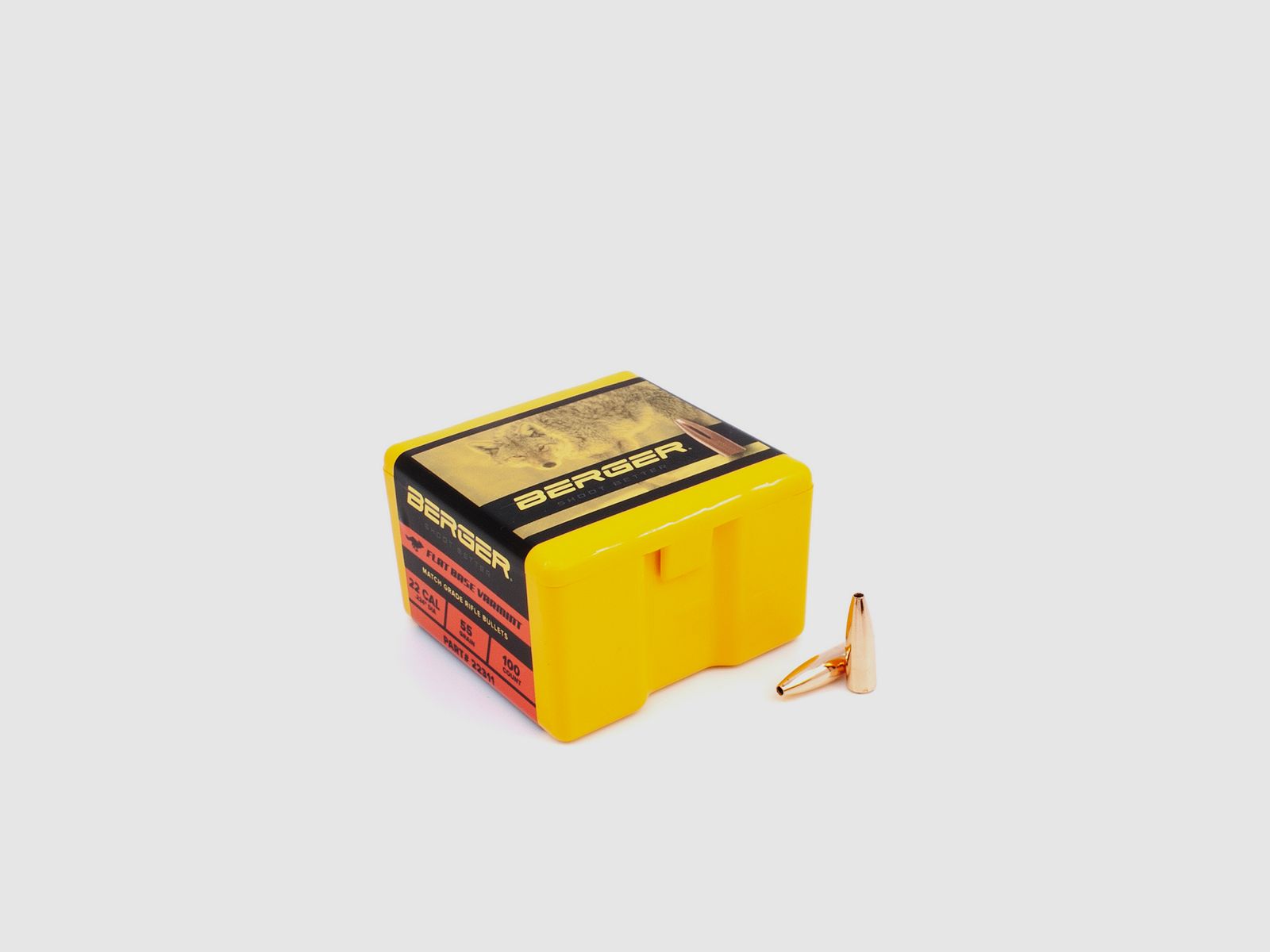 Proiettile Berger .22 FB Varmint 55GR 100 Pezzi