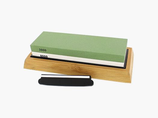 Buchner Kombi Schleifstein Set grün
