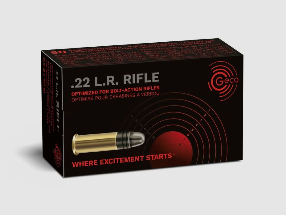 Munition Geco Rifle Target .22 LR , 2.6g
