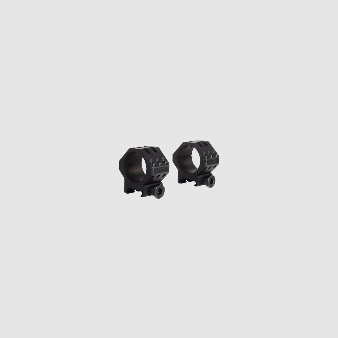 Weaver Tactical 6-Hole Picatinny-Style Rings matte black 30mm low, height 6.35mm