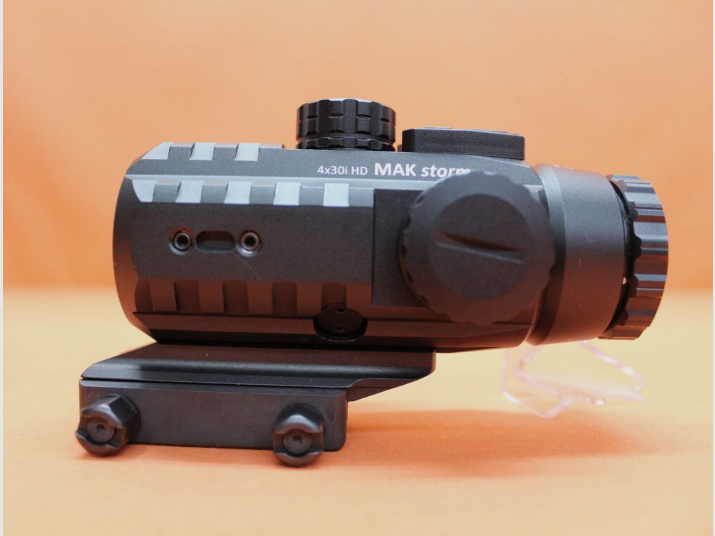 MAK. MAK MAKstorm Zielfernrohr 4x30i HD Gen1 (254003001) Circle-Dot Leuchtabsehen mit Strichplatte