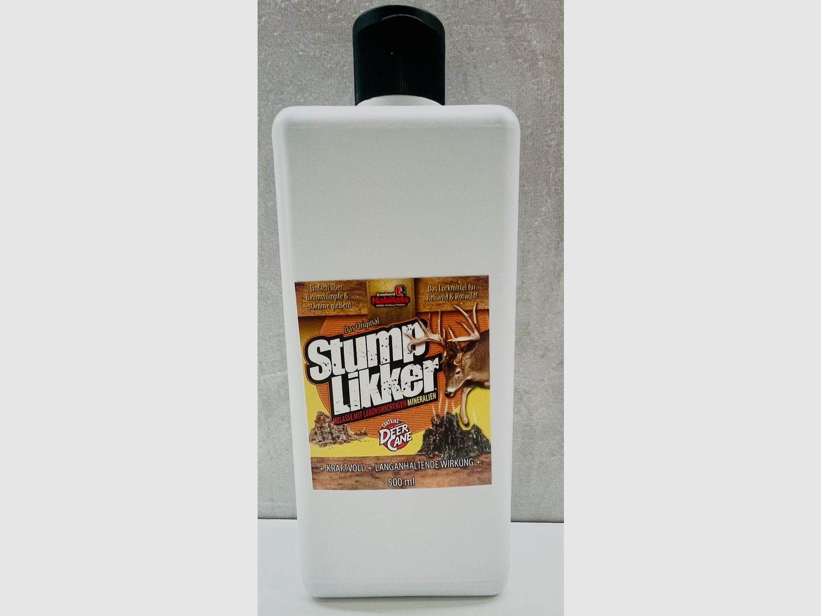 Evolved - STUMP LIKKER Melasse Lockmittel für Hirschwild / Cerviden , 500ml