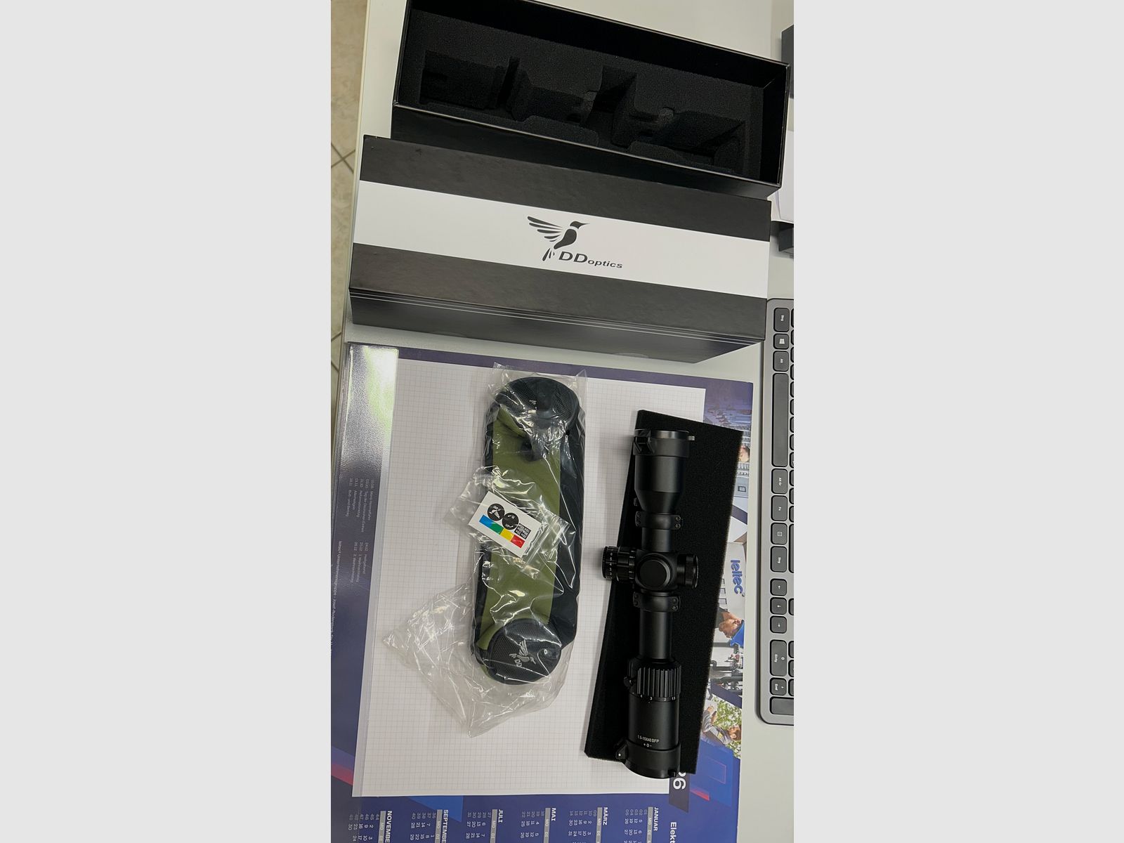 DDoptics Zielfernrohr | V10 1,5-15x40 NXT | MRAD | A4D mit Blaser Sattelmontage