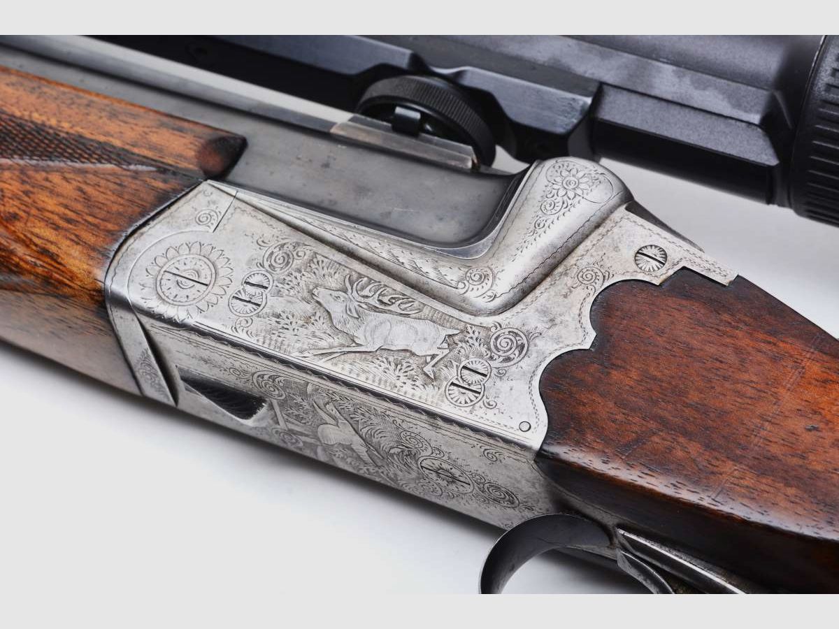 Bockbüchsflinte Ferlach 8 x 57 JRS 16/70 Zeiss 3-12x50 Leuchtpunkt, Bild 2 von 35