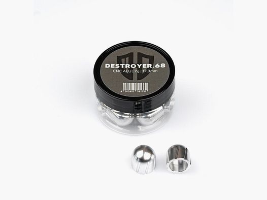 12x DESTROYER.68 | CNC ALU | 7g | 17,3mm | drei Farben | Cal.68 | for HDR68, HDS68, Milsig, AEA Zeus Cal.68