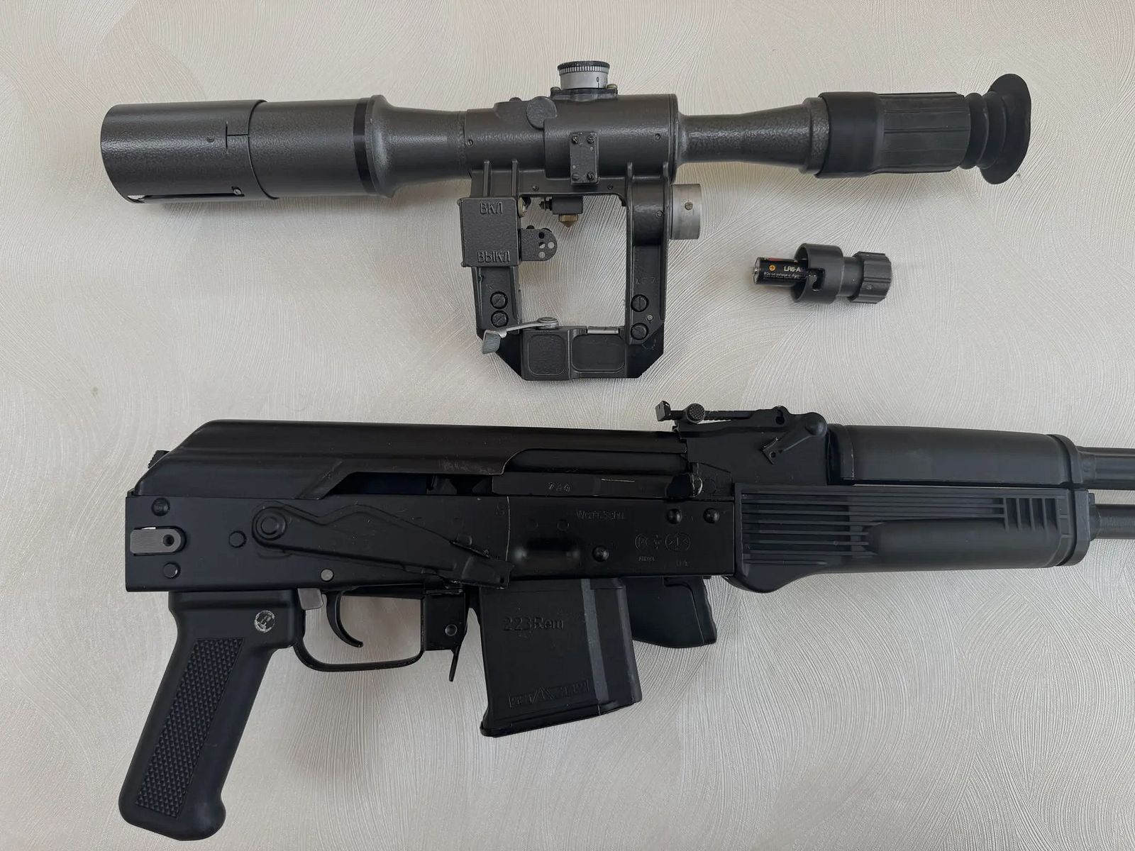 Izhmash A-M3 in kaliber .223 Rem. – Civiele sportversie van de AK-47 met scherpschutterskijker