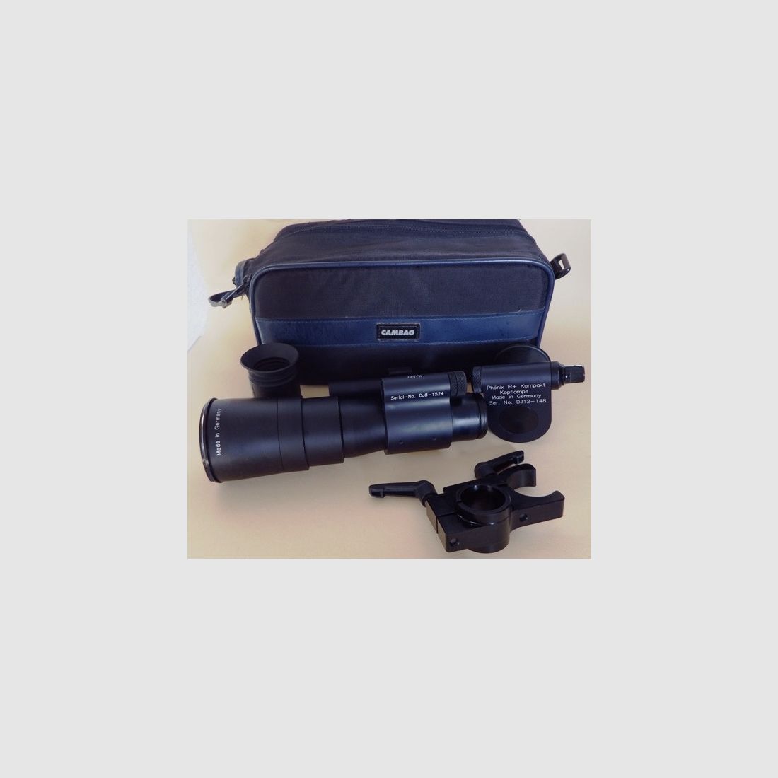 Jahnke appareil de vision nocturne DJ-8 Onyx tube d'image haute performance 7,5x56 en excellent état